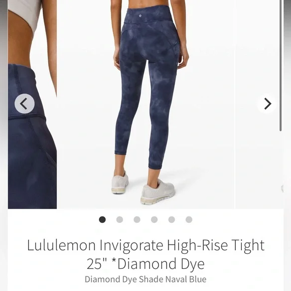 Lululemon - Invigorate 25” - size 4 - Picture 1 of 6